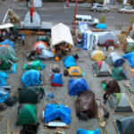 Tent City In Middle Of Downtown